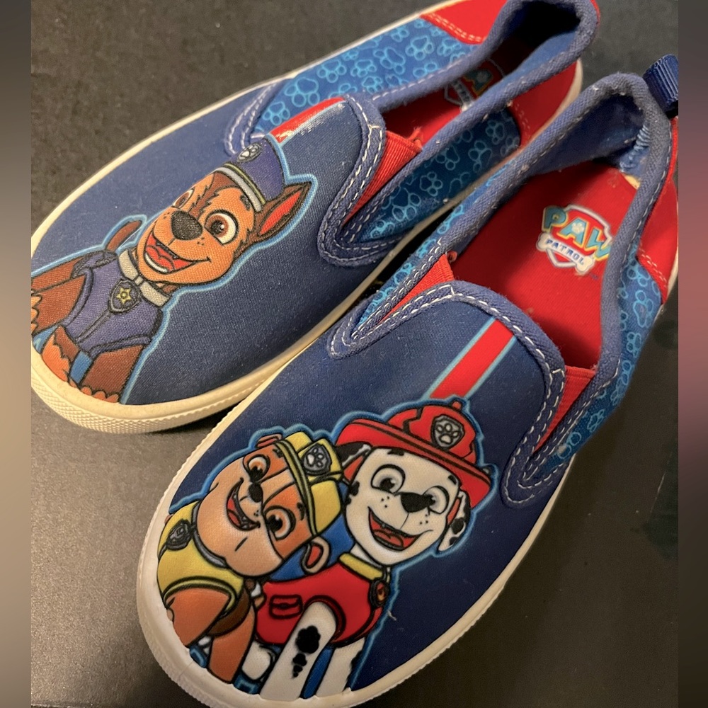 Paw patrol slide on sneakers